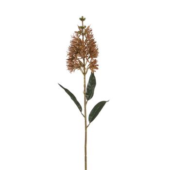 Tallo de allium artificial marrón h78