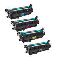 compatible multipack konica minolta bizhub c250 printer toner cartridges 4 pack -tn210bk