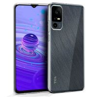 cool funda de silicona transparente para tcl 40r 5g