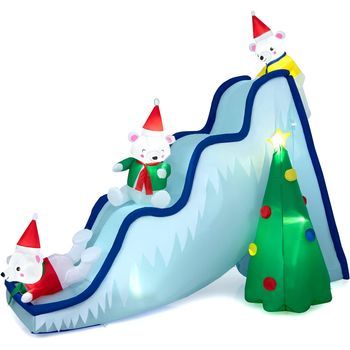 Oso Polar Inflable De 200 Cm Costway 270 X 142 X 220 Cm