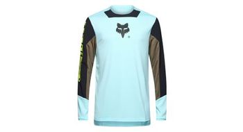 Camiseta de manga larga fox defend elevated azul claro