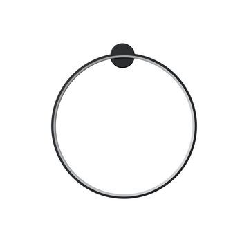 Aplique Led Rayon Negro - 60 Cm