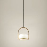 leds c4 coco single - lampara colgante de techo e14 dorado