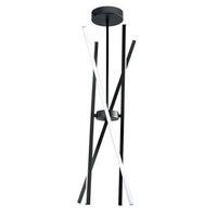 lampara de techo toolight app1929-cp black black led