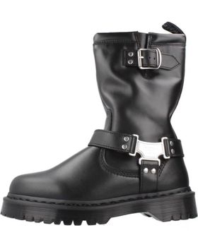 de DR MARTENS BOTAS DR MARTENS ANISTONE HI NEGRAS DE CUERO CON HEBILLAS BLACK