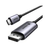 cable ugreen cm556 usb-c a displayport 3 m negro alta compatibilidad