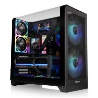 caja ordenador thermaltake view 390 air atx cristal templado rgb negra