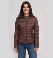 guess para mujer w6yl16w2891 chaqueta vona relieve marron xs casual poliester