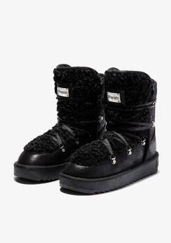Botas con Forro Cálido Nordic Fur Black - Negro