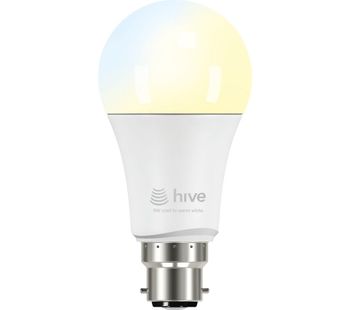 HIVE Active Light Cool to Warm White Bulb - B22, White