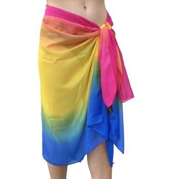 Alberto Cabale pareos Pareu de Seda Multicolor Marina para mujer