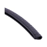 proteccion carenado borde goma 1-2mm negro 1mt
