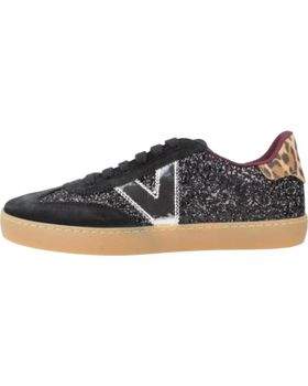 de VICTORIA VICTORIA BERLIN 1126223V NEGRAS CON GLITTER Y DETALLE ANIMAL PRINT NEGRO
