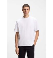 boss para hombre 50479928 camiseta oversize fit blanco m casual algodon manga corta