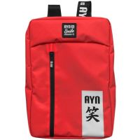 smile akira mochila para portatil hasta 16 impermeable antirrobo roja
