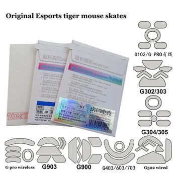 2 unidades/juegos de patines para ratón Tiger Gaming, compatibles con los modelos Logitech G Pro Wireless, G Pro X Superlight, G403, G502 y G903.