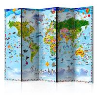 biombo - world map for kids ii 225x172 cm