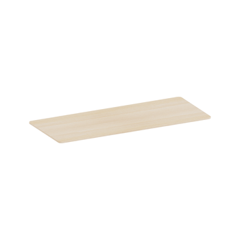 Tablero Para Escritorio Con Bordes Redondeados 180 X 75 Cm, Madera Natural