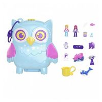 caja para fiesta de pijamas con buho de polly pocket
