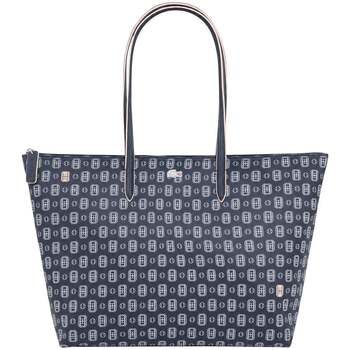 Lacoste Bolsa Bolso Tote grande L.12.12 Concept impreso Azul Marino para mujer