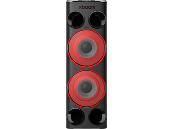 Altavoz de gran potencia - LG POWER 9000, 440 W, AI karaoke, luces LED, efectos DJ, Bluetooth, Negro