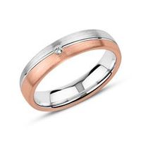 anillo de mujer de plata 925 grabable circonita rosado