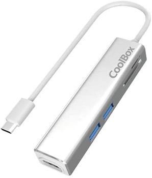CoolBox miniDock USB-C Lite Alámbrico USB 3.2 Gen 1 (3.1 Gen 1) Type-C Blanco