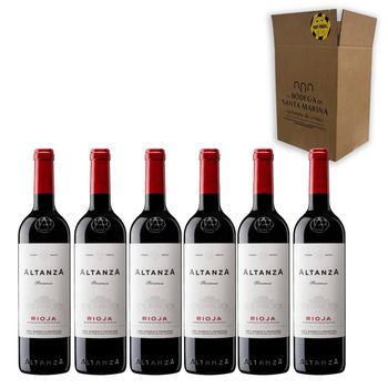 Altanza Reserva, Vino Tinto, España, Pack 6 Botellas 75 Cl, 14% Vol.
