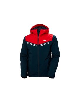 Chaqueta de Esquí Helly Hansen Alpine Insulatedc Hombre Azul Rojo