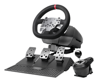 volante mars gaming mwhrsx force feedback motor dual pedales y palanca multiplataforma