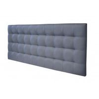 cabecero de cama 185 tapizado en polipiel kansas gris para cama ninojuvenilmatrimonio 185x70 cm de alto