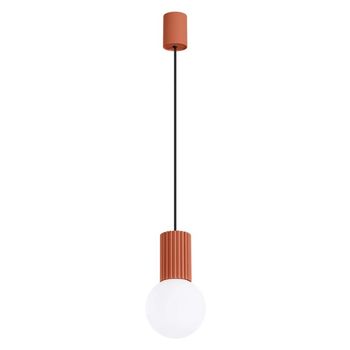Lámpara colgante mido rojo, 1 luz