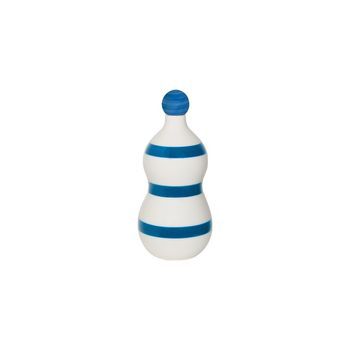 Lido - Botella De Cerámica Con Rayas Azul Azafrán