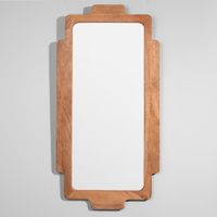 espejo de madera de mango 46x90 cm