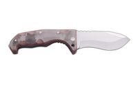 navaja de caza titan jv con mango micarta camo desert pixel arido hoja de 105 cms y funda cordura multiposicion herramienta de camping para pesca caza actividad deportiva