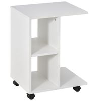 mesa lateral 45x35x58 cm blanco