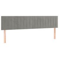 cabeceros terciopelo gris claro 180x5x7888 cm vidaxl