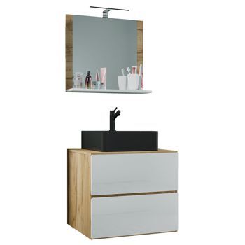 3 Piezas Lavabo Muebles De Baño Lendas 60 Cm M