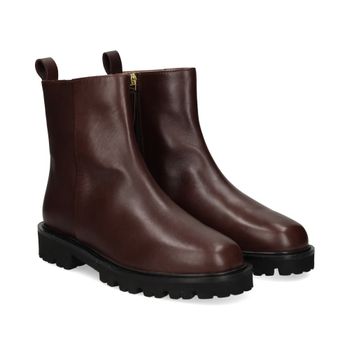 Unisa Botines Planos Mujer - Marrón Talla 39