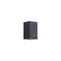 aplique moderno bronce canon cuadrado gu10