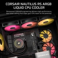 corsair nautilus 360 rs argb kit refrigeracion liquida 360mm negro