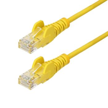 Cable de red Ethernet CAT6 Delgado StarTech.com 50cm Amarillo PoE 100W
