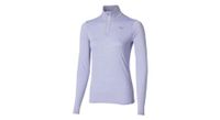 top mujer 1 2 cremallera mizuno core impulse azul