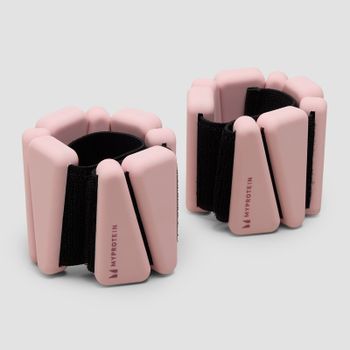 Pesas de tobillo/muñeca de silicona en bolsa de Myprotein (1 lbs) - Rosa