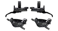 shimano deore xt enduro bl m8200 br m8220 juego de frenos de disco de 4 pistones  sin discos  j kit 1000 mm   1700 mm