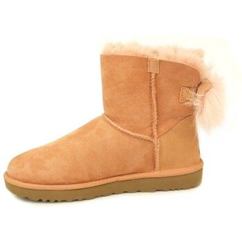 UGG Botines W Fluff Bow Mini Suntan 1094967 W para mujer