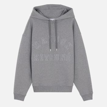Maison Kitsuné Varsity Cotton-Jersey Hoodie - S