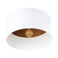 plafon inmimi blanco - marron oscuro