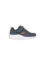 zapatillas skechers bounder - techrox heather nino charcoal