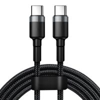 cable tipo c a tipo c pd de 6a 120w pd de carga rapida y transmision de datos nucleo de cobre 1m2m de largo para ip